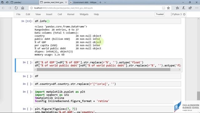 สอน Python สำหรับ Data science: การอ่านข้อมูลจาก web ที่อยู่ในรูปตาราง html ด้วย read_html смотреть онлайн