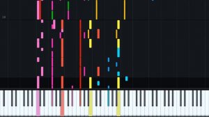 Alexey Rybnikov, Song of the Lamplighters [Piano Tutorial] (Musescore)