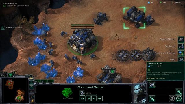 StarCraft 2: Wings of Liberty - Campaign Playthrough Part 2 (The Outlaws, No Commentary) смотреть онлайн