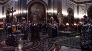 Запись прямой трансляции из Храма Христа Спасителя. (Пассия 4-я)