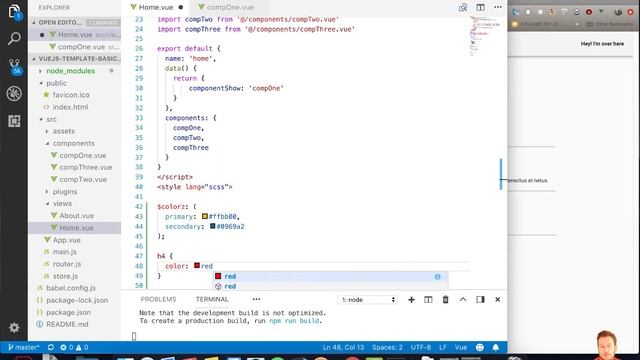 VueJS | Global SASS test part I смотреть онлайн