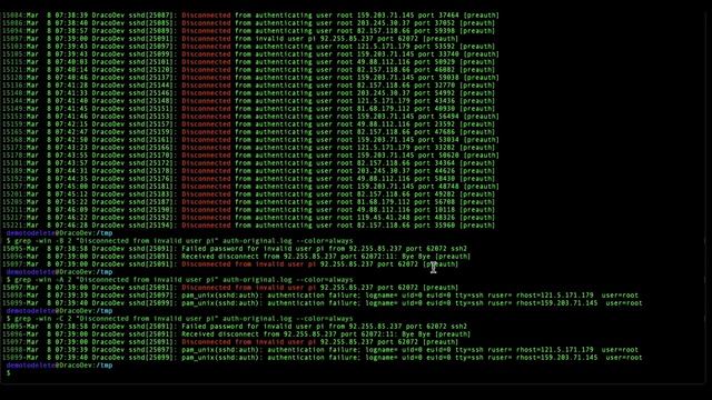 Grep and Cut by Example - Potential Brute force on your SSH Server - Debian 11 смотреть онлайн