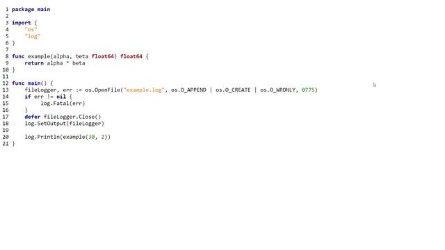 Логирование на примере Go смотреть онлайн