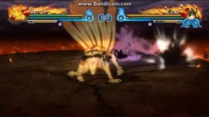 Naruto (режим связи с Курамой) VS Saske(Сусано)