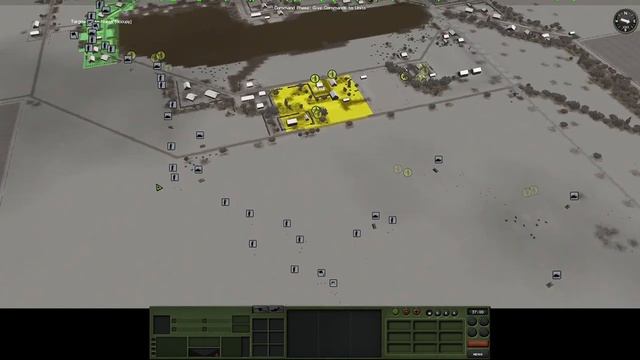 Fire & Rubble Kovel Campaign Gameplay #2 - Combat Mission Red Thunder смотреть онлайн