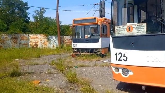 Троллейбусное депо г.Сухум Абхазия. смотреть онлайн