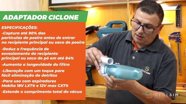 Conheça o Adaptador Ciclone da Makita смотреть онлайн
