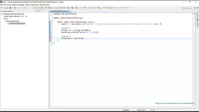 Convert Char Array to String and String to Char Array in Java Tutorial смотреть онлайн