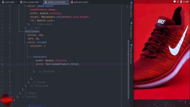 Ui design | Flutter - Shoe shop| Part 2 смотреть онлайн