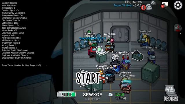 Among Us Live New Roles Gameplay ll #amongus #townofhost #amonguslivestream #live смотреть онлайн