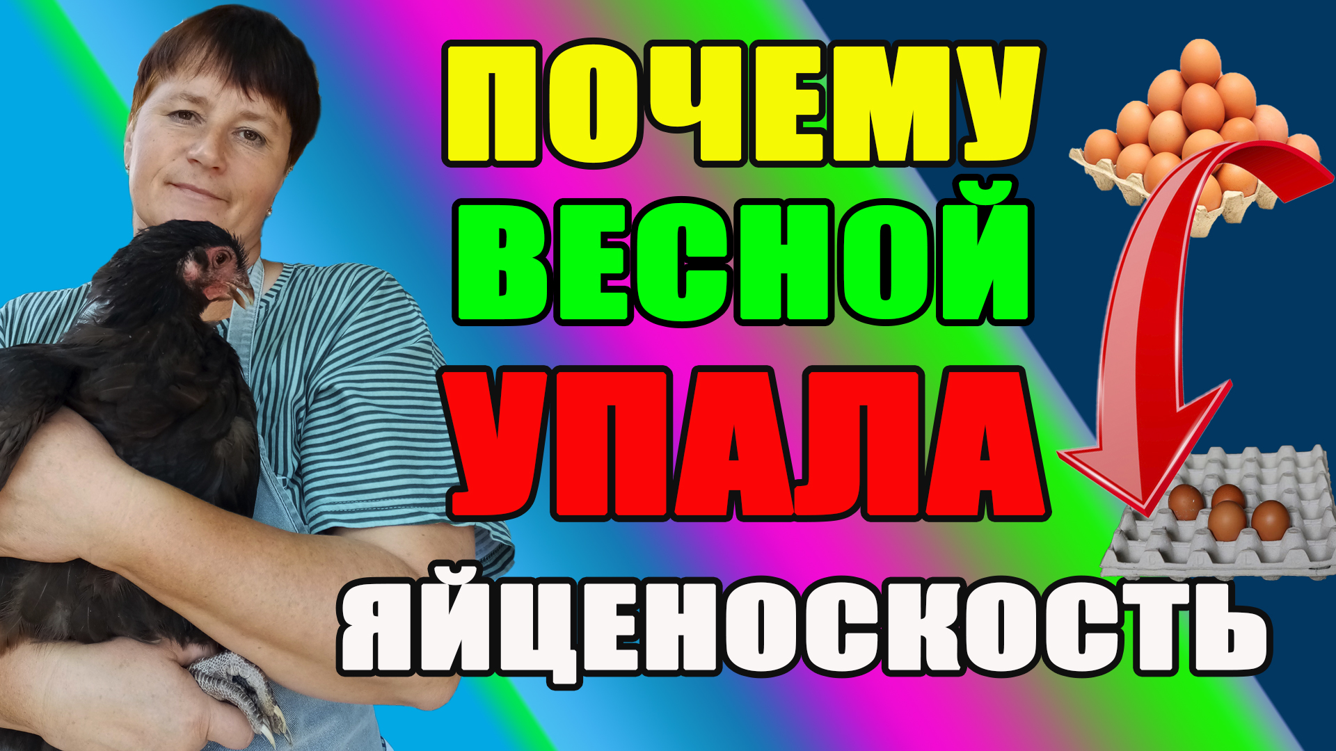 Почему весной УПАЛА яйценоскость у кур? смотреть онлайн