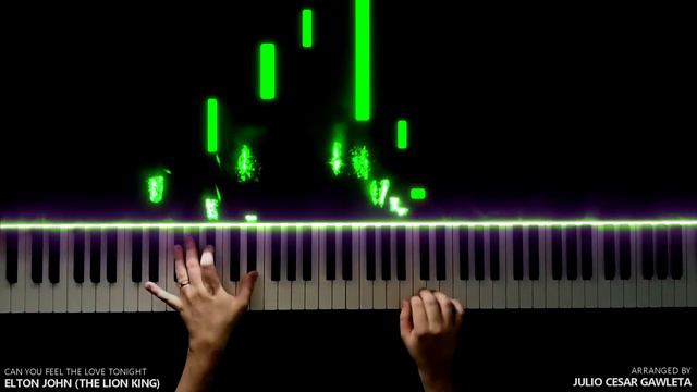 Elton John - Can You Feel The Love Tonight [The Lion King] (Piano Cover) - Tutorial смотреть онлайн
