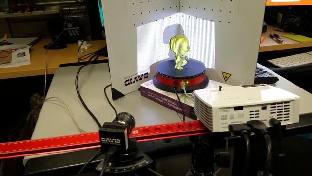 3d scanning tests (David SLS-2) смотреть онлайн
