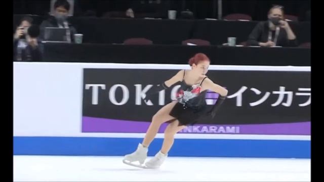 Александра Трусова. Alexandra Trusova. Skate America 2021. США. Лас-Вегас.  Тренировка Произвольной