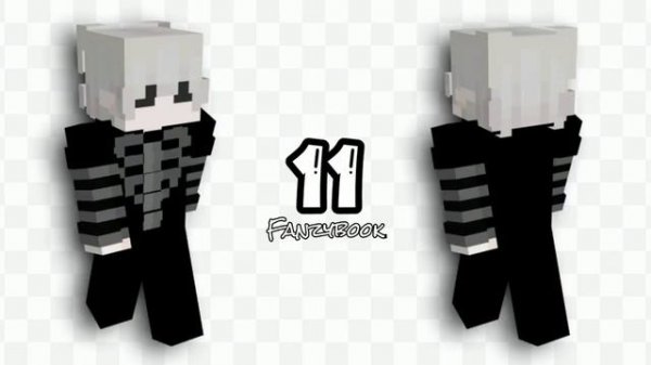 20 SKIN MINECRAFT 'WHITE HAIR' || SKIN MINECRAFT BOY RAMBUT PUTIH