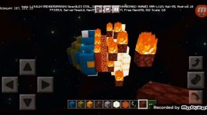 столкновение планет в майнкрафт