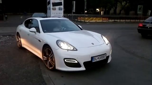 Porsche Panamera and Rolls Royce Phantom Black Edition смотреть онлайн
