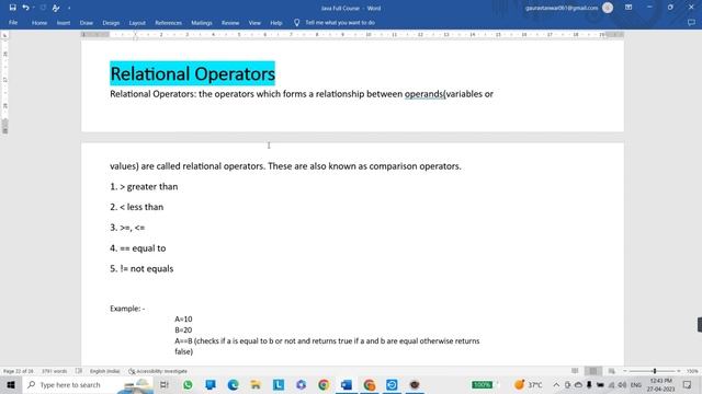 Shift Operator & Relational Operator in Java with example | Tutorial #7 смотреть онлайн