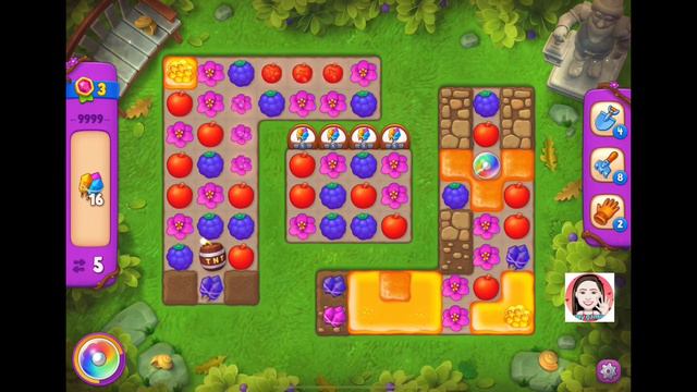 Gardenscapes Level HD 9999 *no boosters *. ✅/5. Hard Level 🥵🥵 (Took 9 attempts) смотреть онлайн