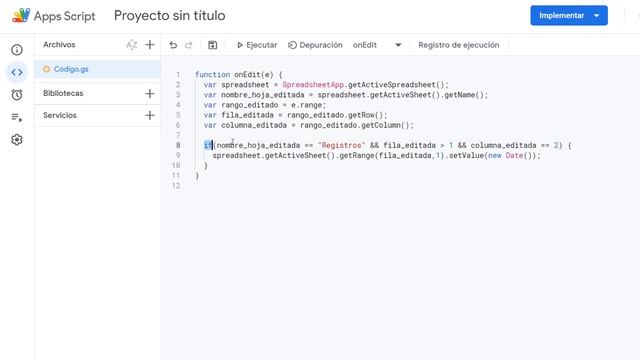 Cómo usar onEdit para automatizar ediciones en Google Sheets (fechas, contadores, inventarios, etc. смотреть онлайн