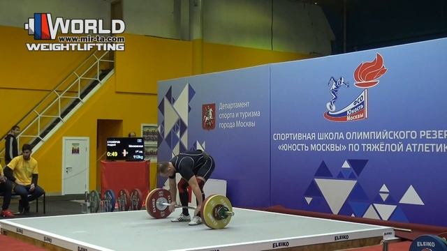 СТОЛЯРОВ/STOLYAROV(М-40.85) 80-87х-87х/112-118-122. Russian Masters Cup 14-18.11.2018/Moscow. смотреть онлайн