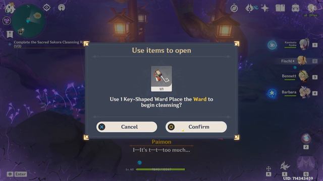 Genshin Impact CLEANSING DEFILEMENT World Quest Guide (Sacred Sakura Cleansing Ritual Part 3) смотреть онлайн
