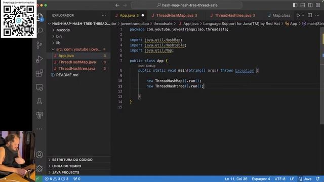 Programando em Java - HashMap - Tread Safe? - AO VIVO - LIVE CODING смотреть онлайн