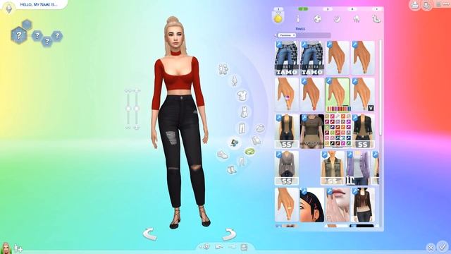 HALEY | The Sims 4 | Create a Sim + CC list & sim download смотреть онлайн