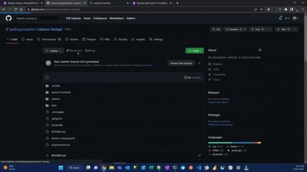 How a full stack web app work. [Fast API + Vue.js + MongoDB]