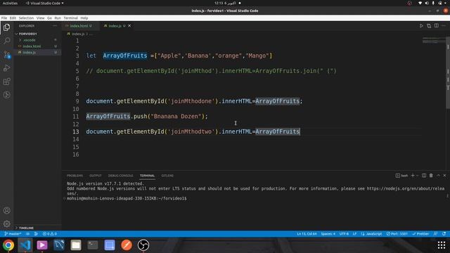 JavaScript array methods | JavaScript Tutorial for Beginners| Learn JavaScript part#9 смотреть онлайн