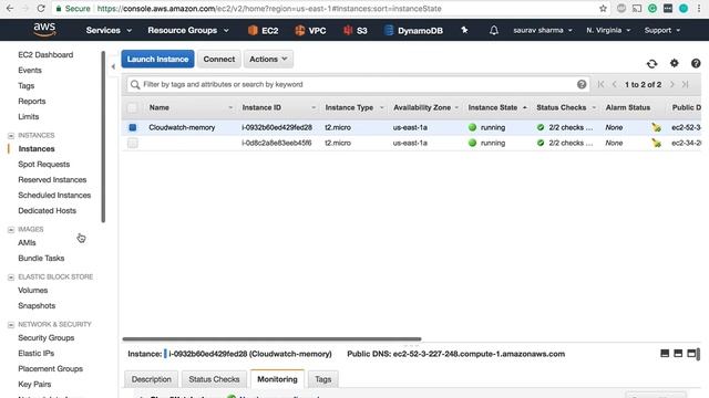 AWS Lab: Monitor Memory Utilization on EC2 instances with Cloudwatch Custom metrics смотреть онлайн