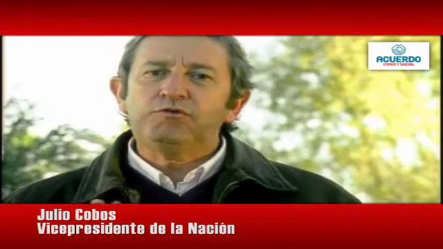 Julio Cobos respalda a Rodolfo смотреть онлайн