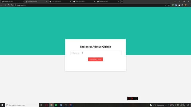 Chat Application with java spring смотреть онлайн