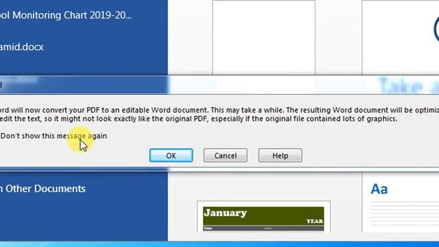How To Convert PDF File To a Word Document ( .Docx ) offline without any Software смотреть онлайн