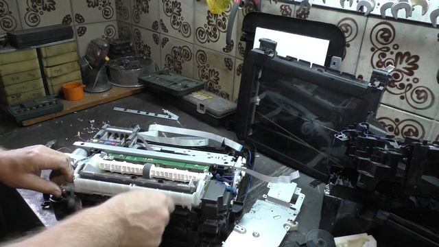 Полная разборка многофункционального принтера Canon смотреть онлайн