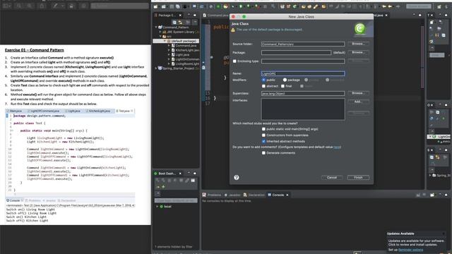 Command Pattern in Java смотреть онлайн