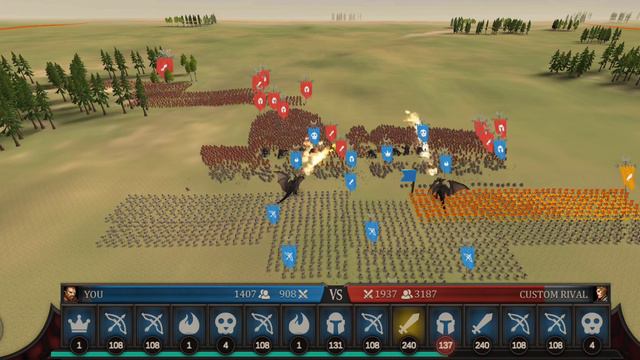 Epic Battles Online Играю против типа у которого силы больше чем у меня в 2,5 раз смотреть онлайн