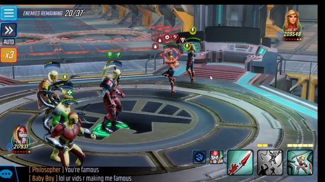 Last Node of DD5! - First Look at the End Boss - Marvel Strike Force - MSF смотреть онлайн