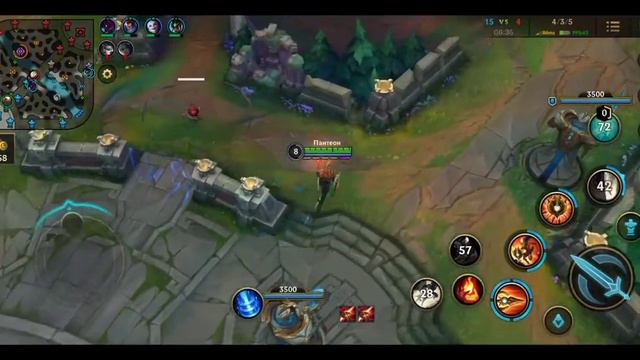 Пантеон VS Гарен WildRift + озвучка смотреть онлайн