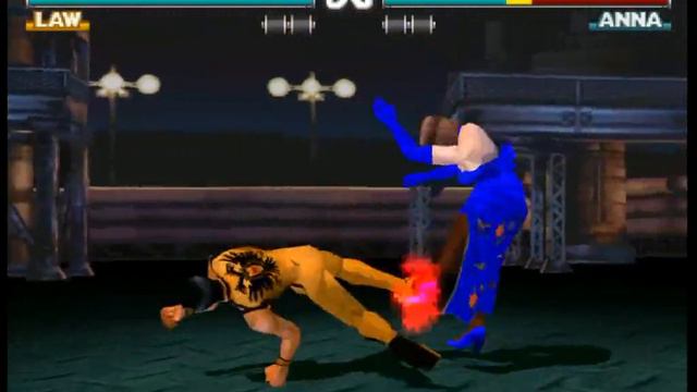 Tekken 3 LAW Nonstop Combo To PERFECT!