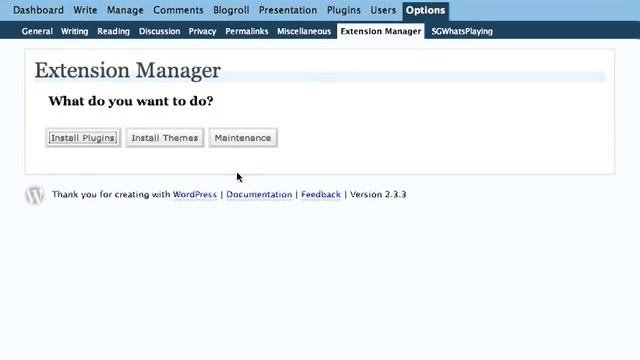 Introduction to Extension Manager for WordPress смотреть онлайн