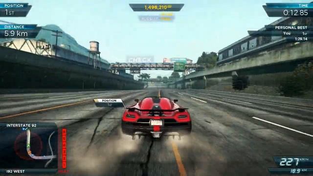 NFS Most Wanted 2012 Gameplay on Asus K53SD-SX1261V смотреть онлайн