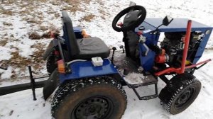 Самодельный минитрактор 7л.с