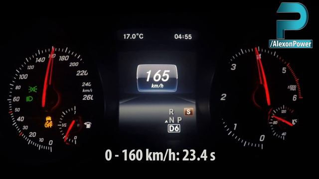 Mercedes-Benz CLA 200d (136hp) - acceleration with Launch Assist смотреть онлайн