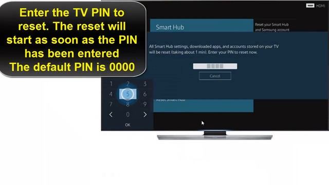 How to Reset Smart Hub on Samsung TV смотреть онлайн