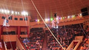 Акробаты в Ярославском цирке