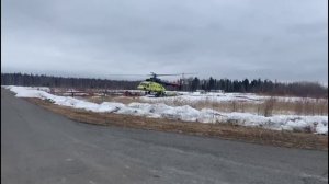 Запуск и взлет ВЕРТОЛЕТ МИ-8