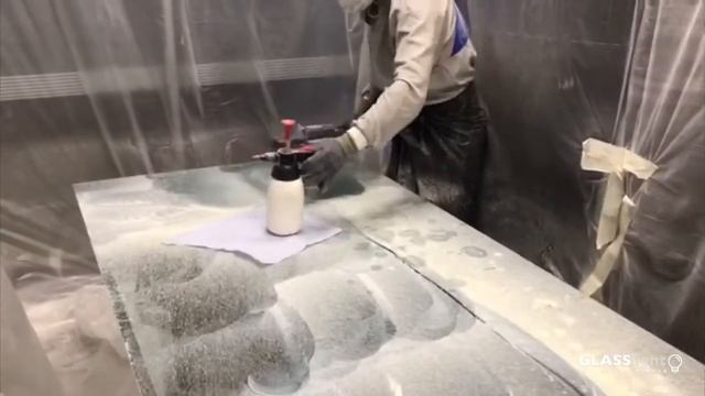 Полировка стеклянной столешницы - Гласслайт смотреть онлайн