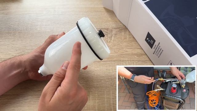 BenBow HVLP Lackierpistole PK60 - professionelle Spray Gun mit Fließbecher Unboxing und Anleitung смотреть онлайн