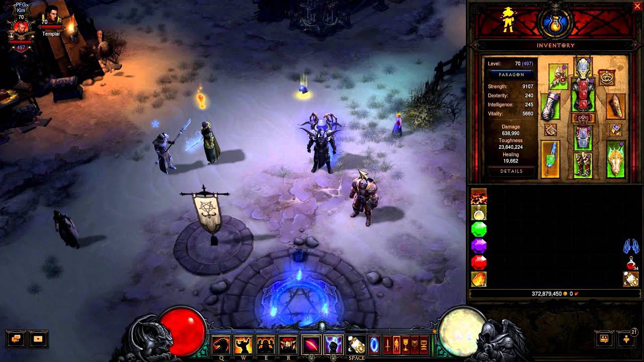 Мини гайд/обзор по игре Diablo III - Часть 2 - (Как одеться в Диабло, Прокачка в диабло, Рифты...) смотреть онлайн